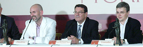 Alejandro Palomas, Pedro Hernández Mateo y Juan Gómez-Jurado